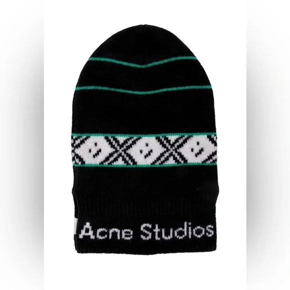 Acne Studios Wool Hat Beanie Winter OS Acne Studios Beanie Hat Walnut Brown – Très Bien main image 4